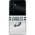 NFL Philadelphia Eagles White Striped Galaxy S25 Plus Skin