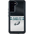 NFL Philadelphia Eagles White Striped Galaxy S24 Plus Waterproof Case
