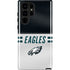 NFL Philadelphia Eagles White Striped Galaxy S25 Ultra Impact Case