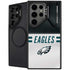 NFL Philadelphia Eagles White Striped Galaxy S25 Ultra Kickstand Case