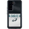 NFL Philadelphia Eagles White Striped Galaxy S24 Waterproof Case