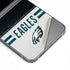 NFL Philadelphia Eagles White Striped Galaxy Z Flip6 Skin