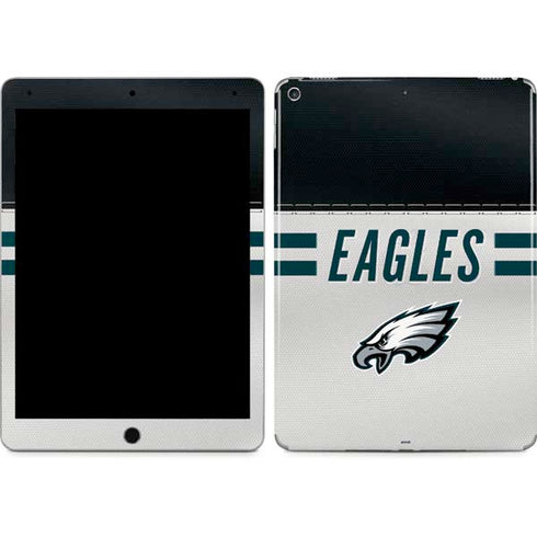 NFL Philadelphia Eagles White Striped iPad Skins