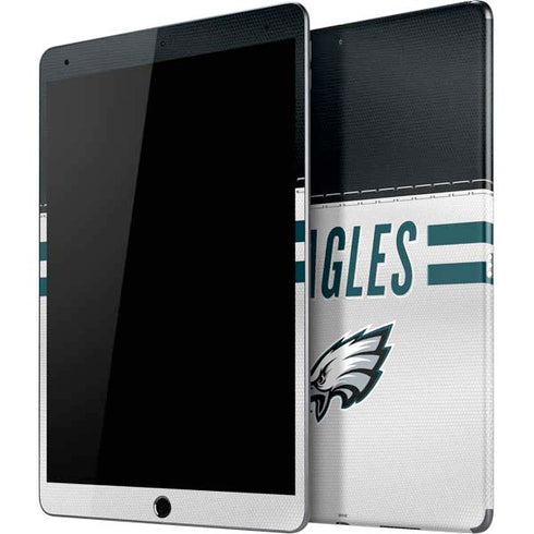 NFL Philadelphia Eagles White Striped iPad Skins
