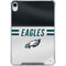NFL Philadelphia Eagles White Striped iPad 11th Gen (2025) Clear Case