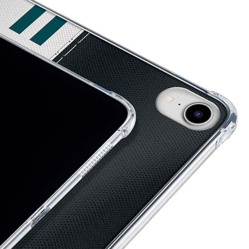 NFL Philadelphia Eagles White Striped iPad 11th Gen (2025) Clear Case