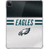 NFL Philadelphia Eagles White Striped iPad Pro 11in (2024) Clear Case