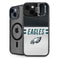 NFL Philadelphia Eagles White Striped iPhone 13 Kickstand Case