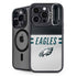 NFL Philadelphia Eagles White Striped iPhone 13 Pro Max Kickstand Case