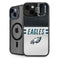 NFL Philadelphia Eagles White Striped iPhone 14 Kickstand Case