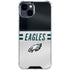 NFL Philadelphia Eagles White Striped iPhone 15 Clear Case