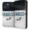 NFL Philadelphia Eagles White Striped iPhone 15 Plus Folio Case