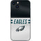 NFL Philadelphia Eagles White Striped iPhone 15 Skin