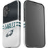 NFL Philadelphia Eagles White Striped iPhone 16 Impact Case