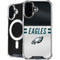 NFL Philadelphia Eagles White Striped iPhone 16 MagSafe Case