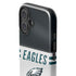NFL Philadelphia Eagles White Striped iPhone 16 Plus Impact Case