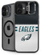 NFL Philadelphia Eagles White Striped iPhone 16 Plus Kickstand Case