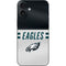NFL Philadelphia Eagles White Striped iPhone 16 Plus Skin