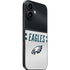 NFL Philadelphia Eagles White Striped iPhone 16 Plus Skin