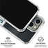NFL Philadelphia Eagles White Striped iPhone 16 Pro Clear Case