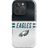 NFL Philadelphia Eagles White Striped iPhone 16 Pro Impact Case