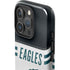 NFL Philadelphia Eagles White Striped iPhone 16 Pro Impact Case
