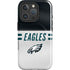 NFL Philadelphia Eagles White Striped iPhone 16 Pro Magsafe Impact Case