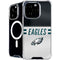 NFL Philadelphia Eagles White Striped iPhone 16 Pro Max MagSafe Case