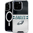 NFL Philadelphia Eagles White Striped iPhone 16 Pro Max MagSafe Case