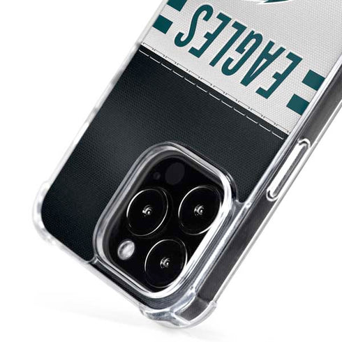 NFL Philadelphia Eagles White Striped iPhone 16 Pro Max MagSafe Case