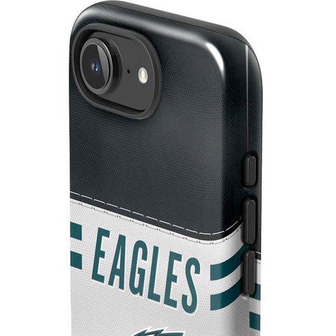 NFL Philadelphia Eagles White Striped iPhone 16e Impact Case