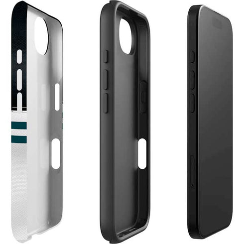 NFL Philadelphia Eagles White Striped iPhone 16e Impact Case