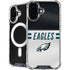 NFL Philadelphia Eagles White Striped iPhone 17 MagSafe Case