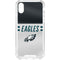 NFL Philadelphia Eagles White Striped iPhone XS Clear Case