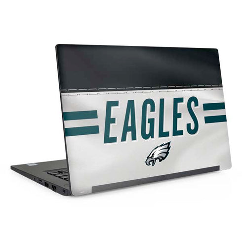 NFL Philadelphia Eagles White Striped Dell Latitude Skin