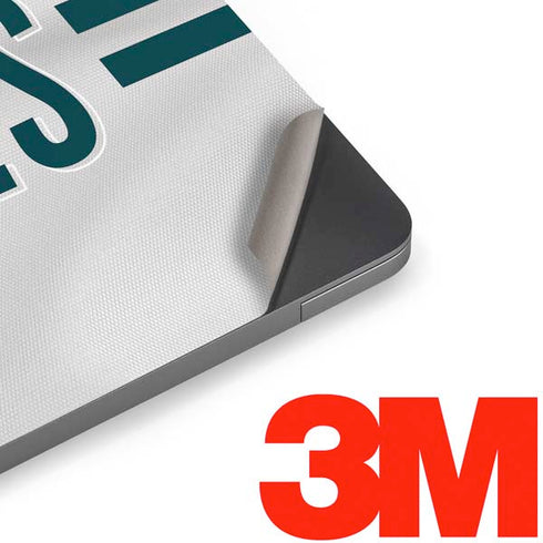 NFL Philadelphia Eagles White Striped Apple MacBook Air Skin