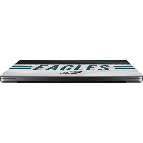 NFL Philadelphia Eagles White Striped Apple MacBook Pro 14-inch Skin