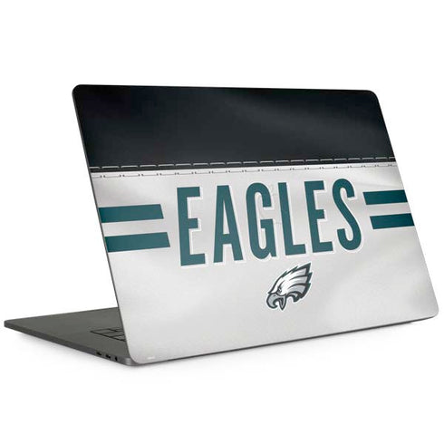 NFL Philadelphia Eagles White Striped MacBook Skins