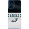 NFL Philadelphia Eagles White Striped Moto G Play 4G (2024) Skin