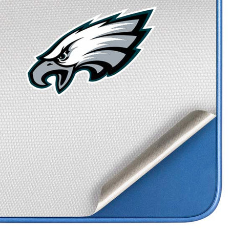 NFL Philadelphia Eagles White Striped Moto G Play 4G (2024) Skin