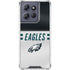 NFL Philadelphia Eagles White Striped Moto G Play 5G (2025) Clear Case