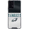 NFL Philadelphia Eagles White Striped Moto G Power 5G (2024) Clear Case