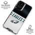 NFL Philadelphia Eagles White Striped Moto G Power 5G (2024) Clear Case