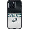NFL Philadelphia Eagles White Striped Otterbox Defender iPhone Skin