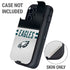 NFL Philadelphia Eagles White Striped Otterbox Defender iPhone Skin