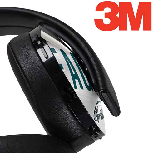 NFL Philadelphia Eagles White Striped PlayStation 4 Gold Wireless Headset Skin