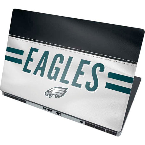 NFL Philadelphia Eagles White Striped Dell Precision Skin