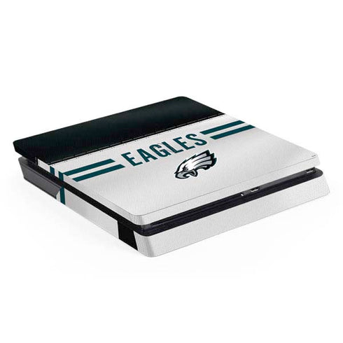NFL Philadelphia Eagles White Striped PlayStation PS4 Skins
