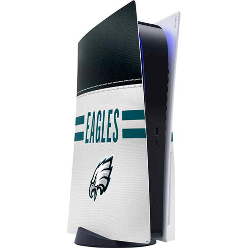 NFL Philadelphia Eagles White Striped PlayStation PS5 Skins