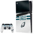NFL Philadelphia Eagles White Striped PS5 Pro Bundle Skin